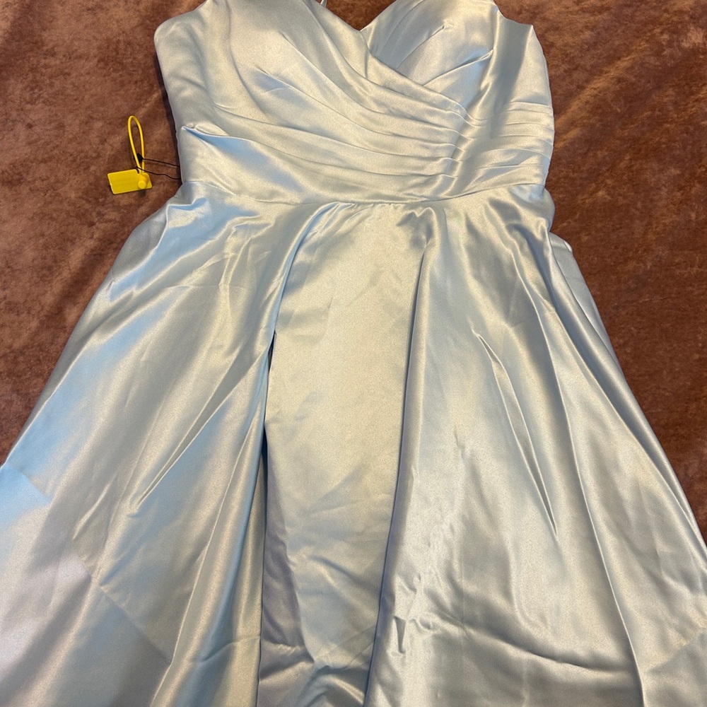 Elegant Light Blue Dress Size 12